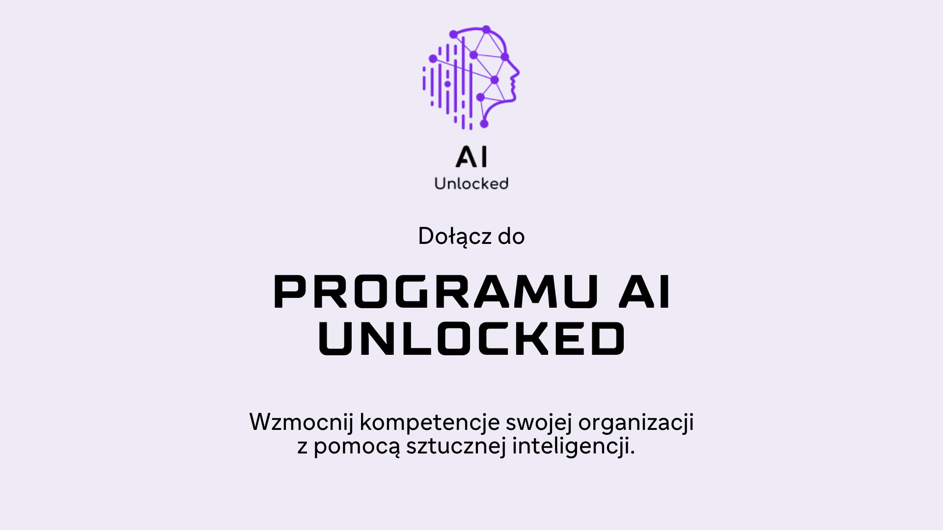Dołącz do programu AI Unlocked